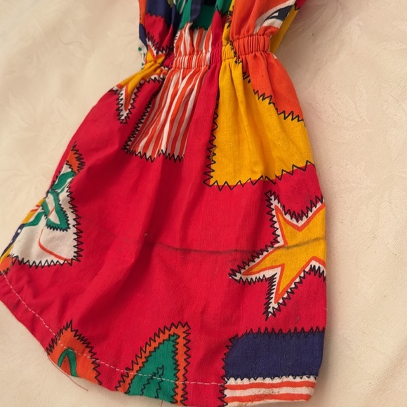 Clown or festival costume - 3 Pom poms on the front child size w/straw hat (mlb) - Picture 13 of 16